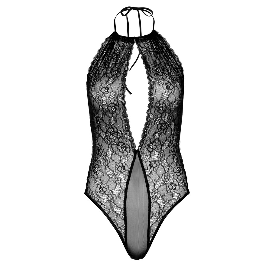 Daring Intimates - Diepe V Lace Teddy Lingerie