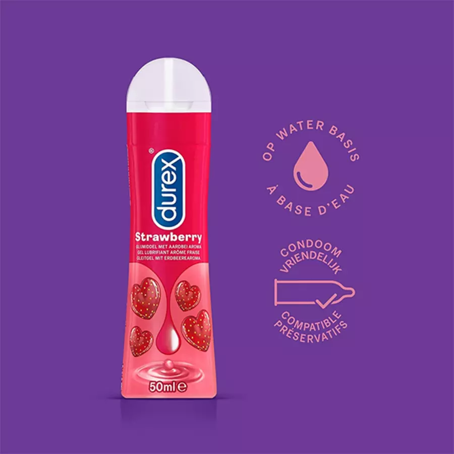 Durex - Sweet Strawberry Water Based Lubricant 50 ml