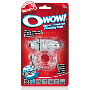 Screaming O - Owow Vibrating Cockring Clear Toys for Him