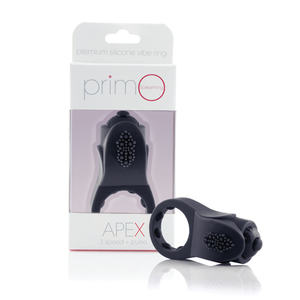 Screaming O - Primo Apex Black Vibrating Cockring Toys for Him