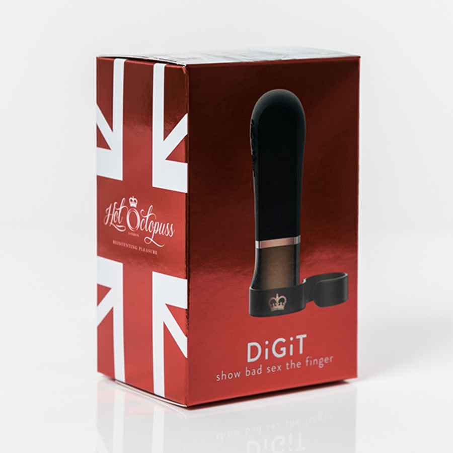 Hot Octopuss - DiGiT USB-oplaadbare Siliconen Vingervibrator Vrouwen Speeltjes