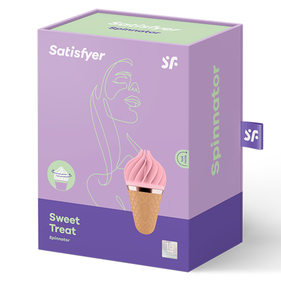 Satisfyer - Sweet Treat Spinnator USB-oplaadbare clitoris vibrator Vrouwen Speeltjes