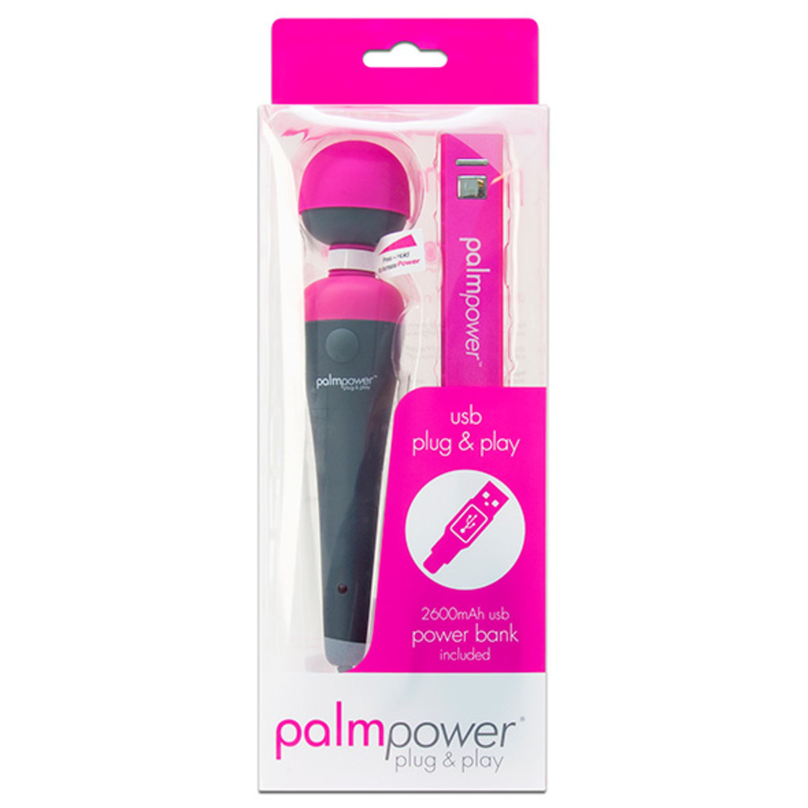 PalmPower - Plug & Play Wand Massager With Powerbank Toys for Her