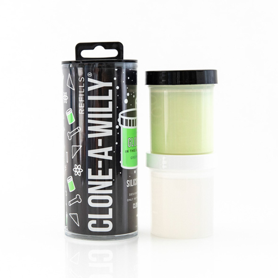 Clone-A-Willy - Refill Glow in the Dark Siliconen Navulling Accessoires