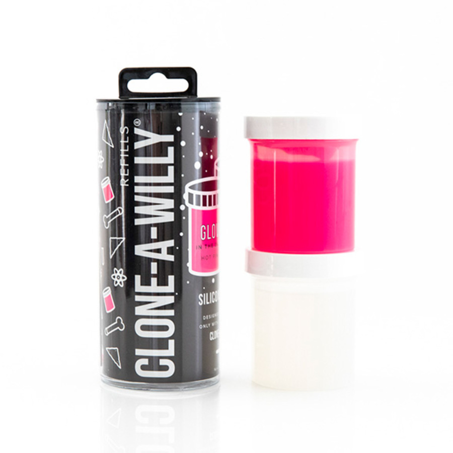 Clone-A-Willy - Refill Glow in the Dark Siliconen Navulling Accessoires