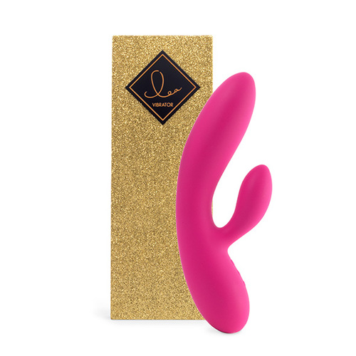 Feelztoys - Lea Vibrator met Glitters USB-oplaadbaar Roze