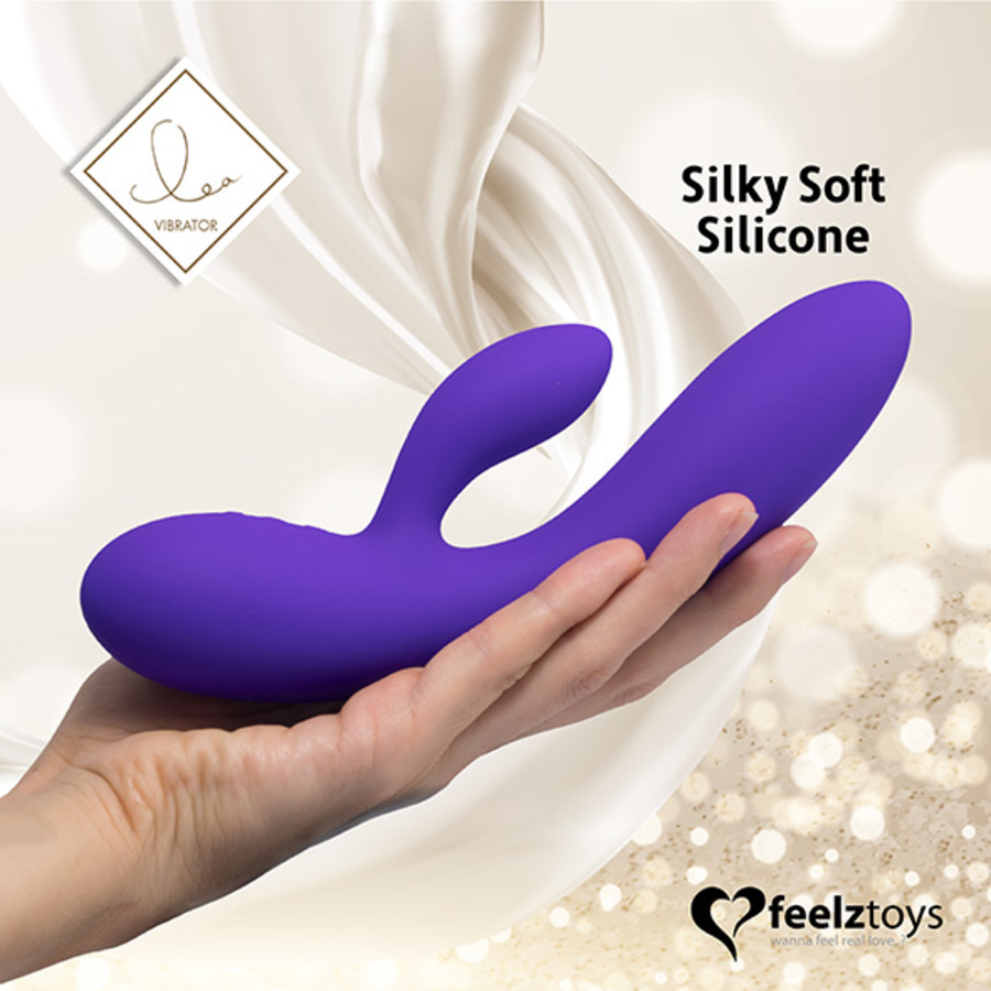 Feelztoys - Lea Vibrator met Glitters USB-oplaadbaar Vrouwen Speeltjes