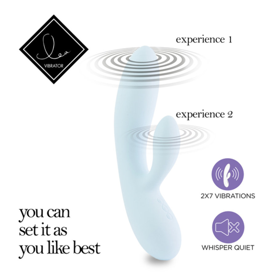 FeelzToys - Lea Silicone Rabbit Vibrator USB-rechargeable Toys for Her