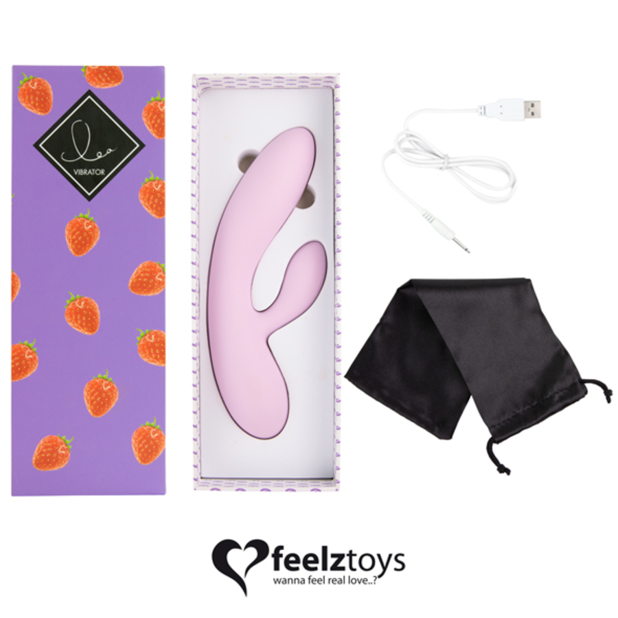 FeelzToys - Lea Siliconen Rabbit Vibrator USB-oplaadbaar Vrouwen Speeltjes