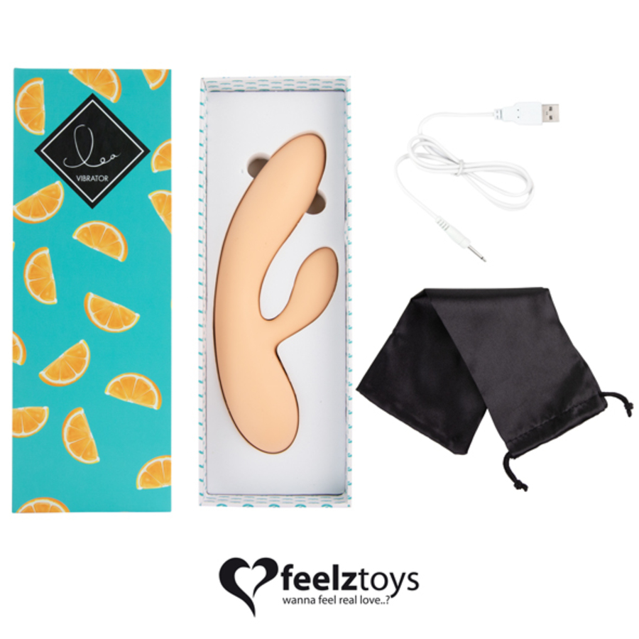 FeelzToys - Lea Siliconen Rabbit Vibrator USB-oplaadbaar Vrouwen Speeltjes