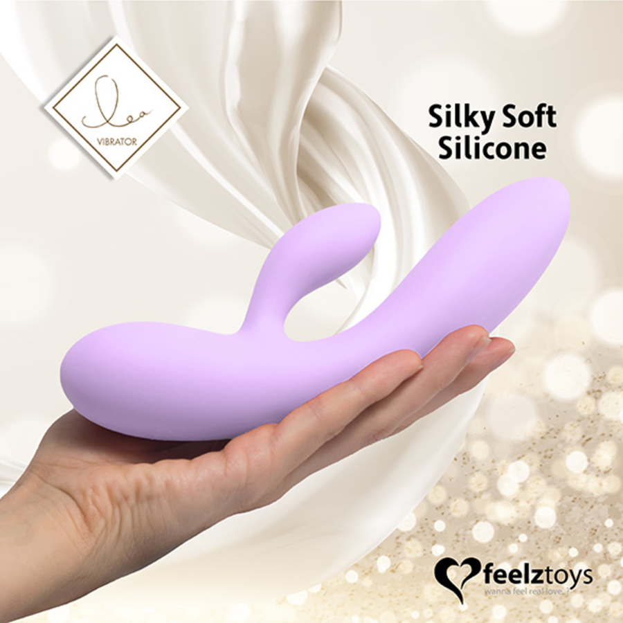 Feelztoys - Lea Vibrator Soft Siliconen + USB-oplaadbaar  Vrouwen Speeltjes