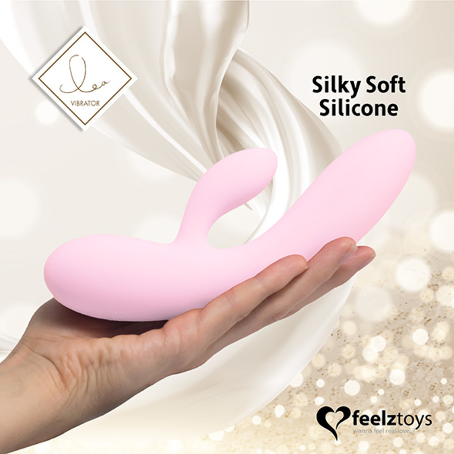 Feelztoys - Lea Vibrator Soft Siliconen + USB-oplaadbaar  Vrouwen Speeltjes