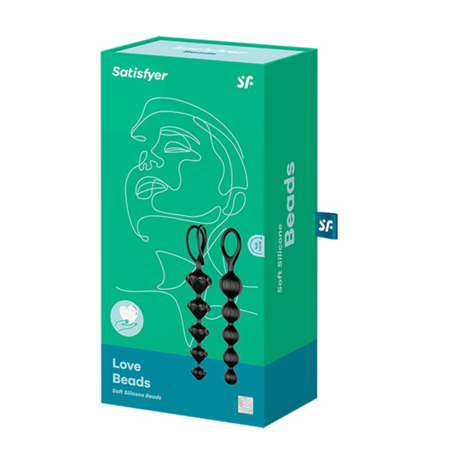Satisfyer - Love Beads Super Soft Silicone Anale Speeltjes