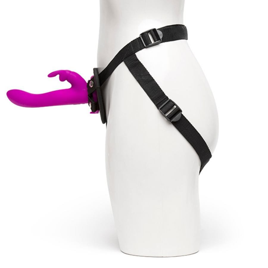 Happy Rabbit - Vibrating Strap-On with adjustable Harness Set Toys for Her