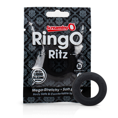 Screaming O - RingO Ritz Siliconen Cockring Rond Design Screaming O - RingO Ritz Siliconen Cockring Rond Design