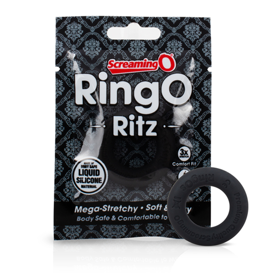 Screaming O - RingO Ritz Siliconen Cockring Rond Design Mannen Speeltjes