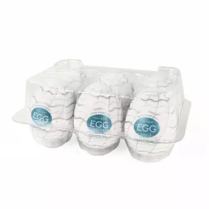 Tenga - Egg Wavy II Set with 6 Tenga Masturbators Male Sextoys