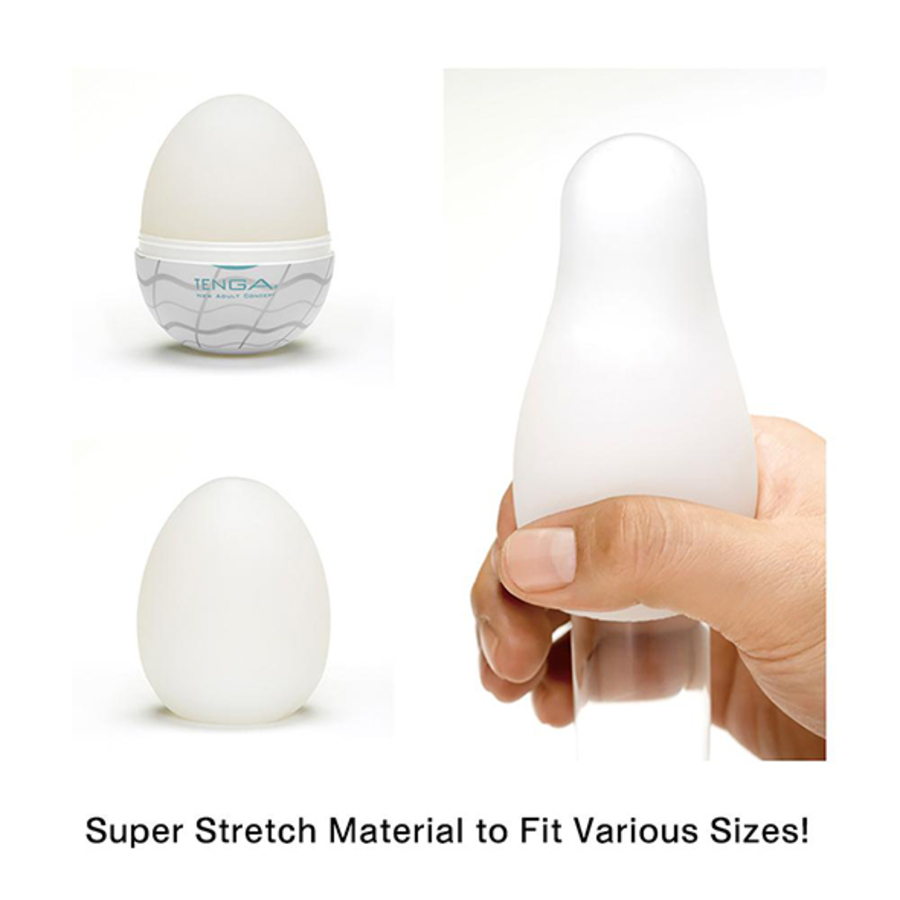 Tenga - Egg Wavy II Set van 6 Tenga Masturbators Mannen Speeltjes