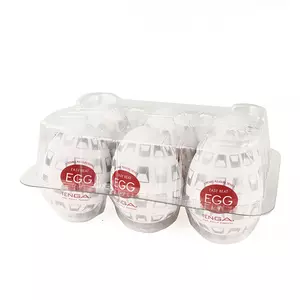 Tenga - Egg Boxy Set with 6 Tenga Masturbators Male Sextoys