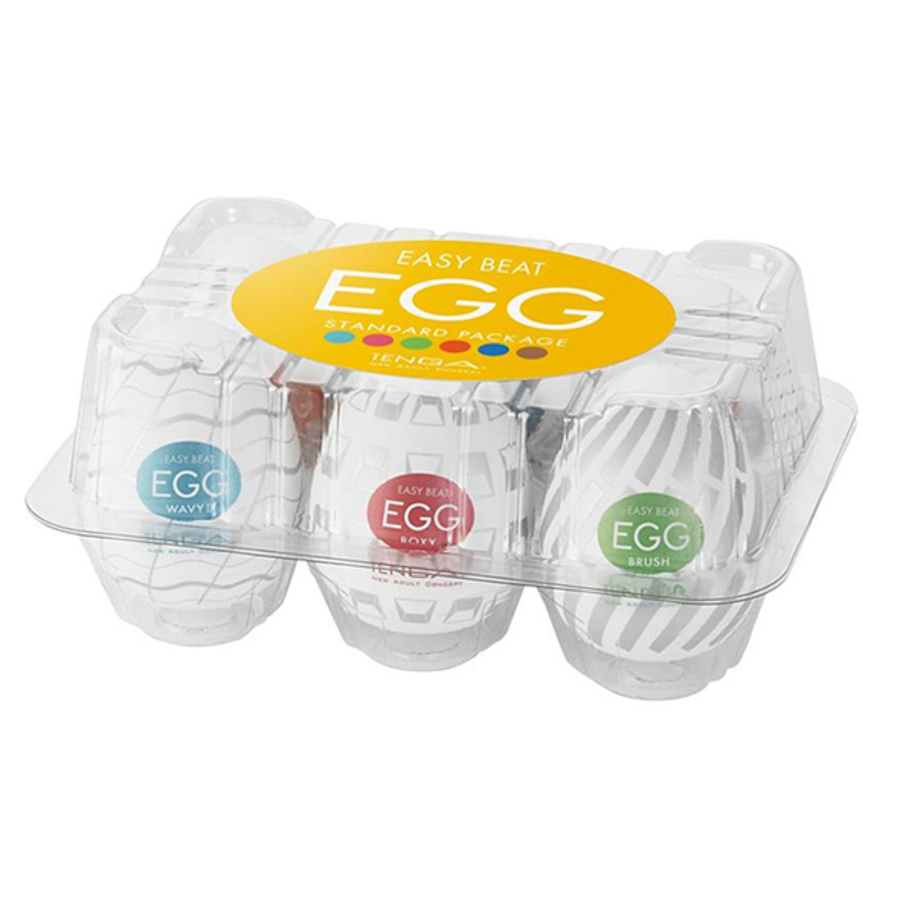 Tenga - Egg 6 Styles Pack Serie 3 Tenga Masturbators Male Sextoys