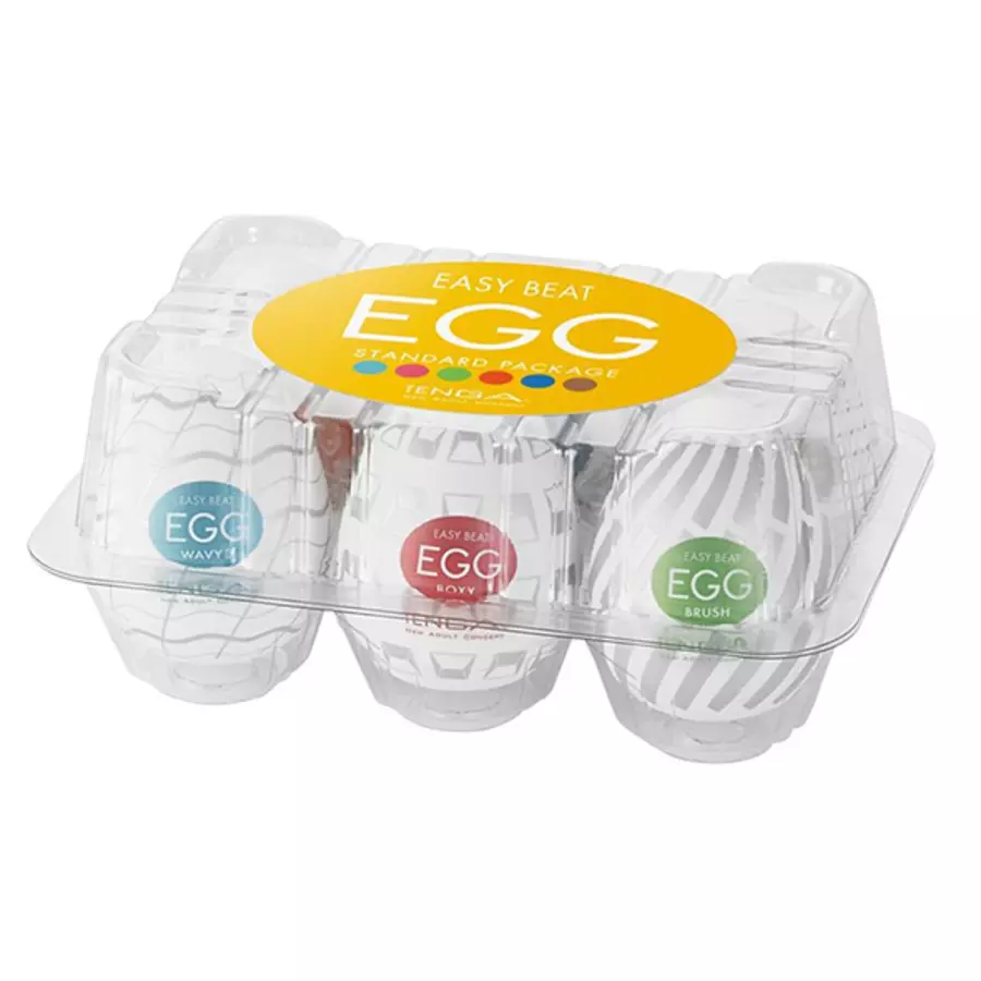 Tenga - Egg 6 Styles Pack Serie 3 Tenga Masturbators Mannen Speeltjes