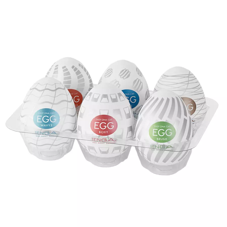 Tenga - Egg 6 Styles Pack Serie 3 Tenga Masturbators Mannen Speeltjes