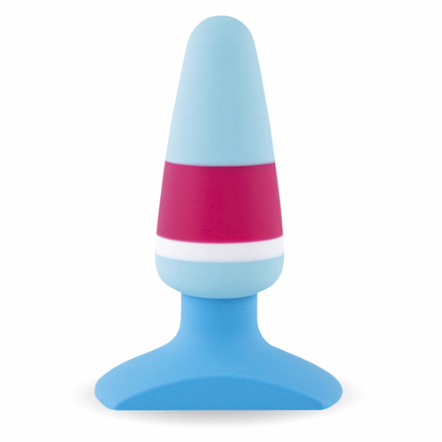 FeelzToys - Plugz Butt Plug Color Siliconen Unisex Anale Plug Blauw FeelzToys - Plugz Butt Plug Color Siliconen Unisex Anale Plug Blauw