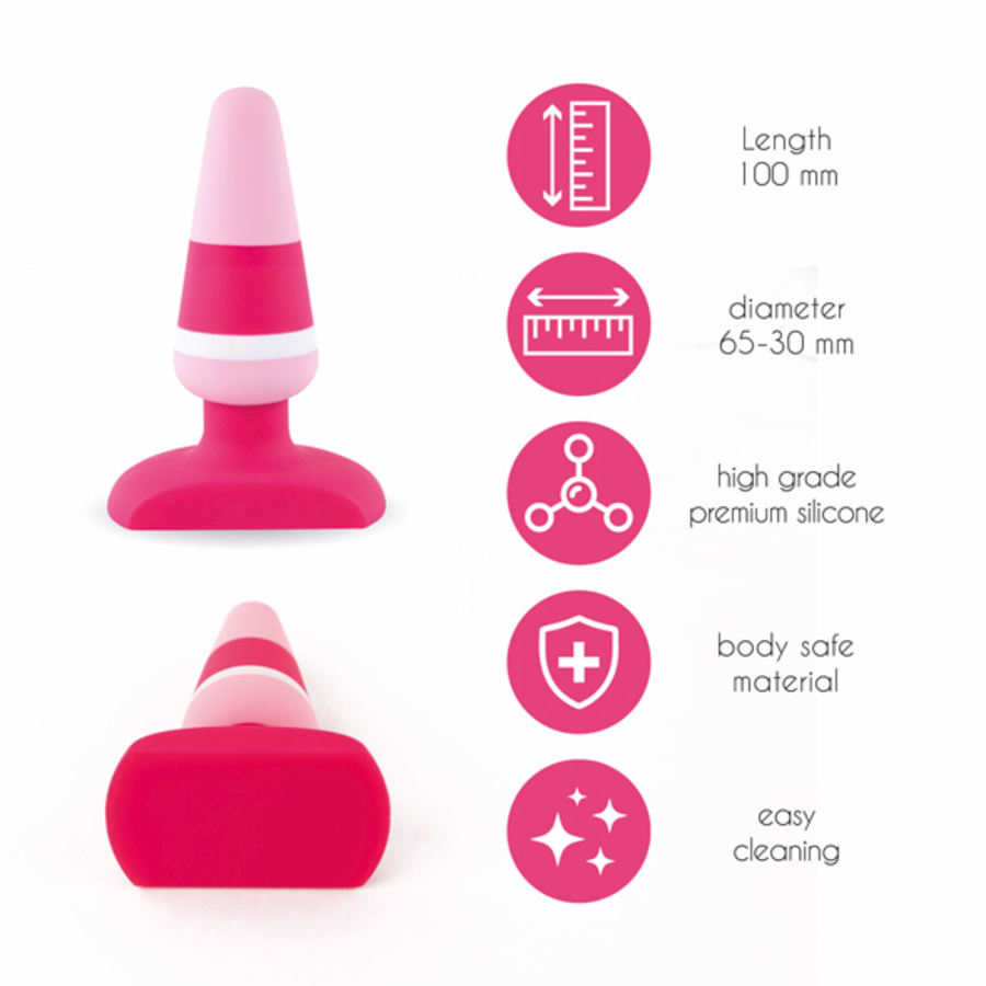 FeelzToys - FeelzToys - Plugz Butt Plug Gekleurd Nr. 2 Anale Speeltjes