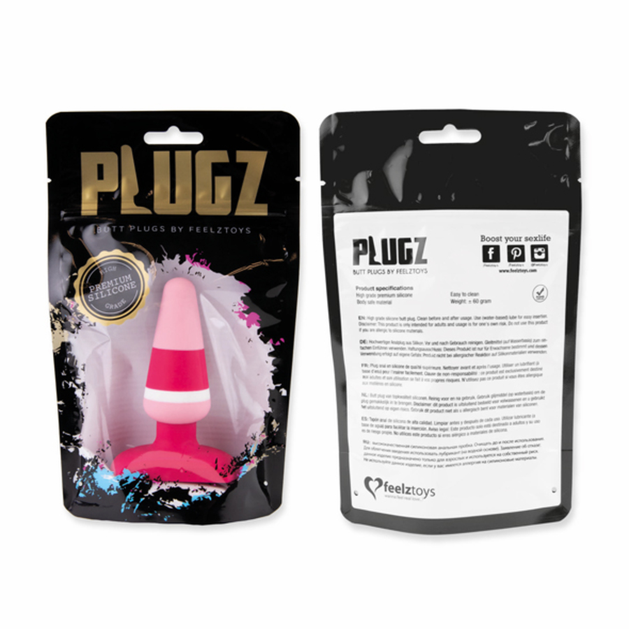 FeelzToys - FeelzToys - Plugz Butt Plug Gekleurd Nr. 2 Anale Speeltjes