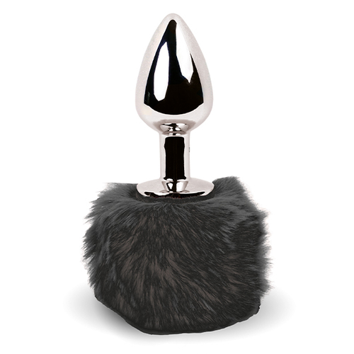 FeelzToys - Bunny Tails Butt Plug Zwart FeelzToys - Bunny Tails Butt Plug Zwart