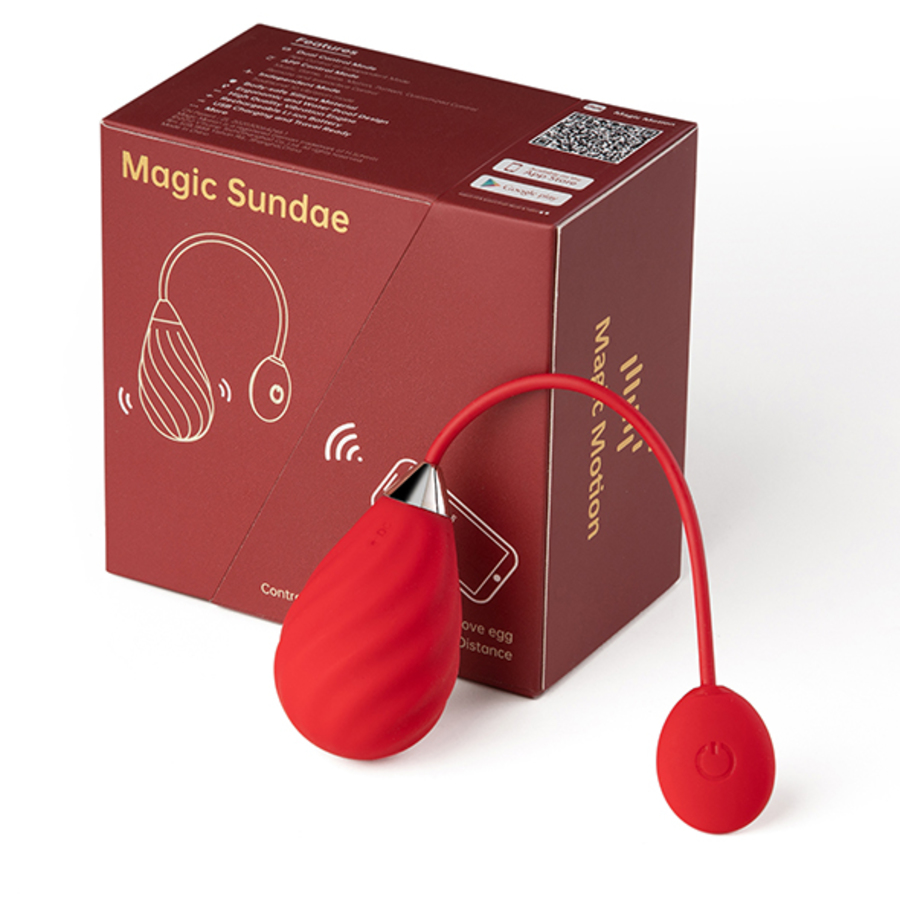 Magic Motion - Magic Sundae App Bestuurbare Love Egg Vrouwen Speeltjes