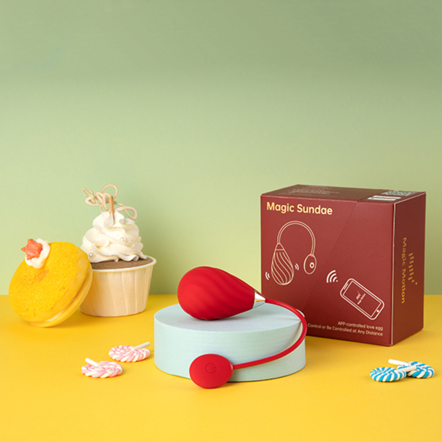 Magic Motion - Magic Sundae App Bestuurbare Love Egg Vrouwen Speeltjes