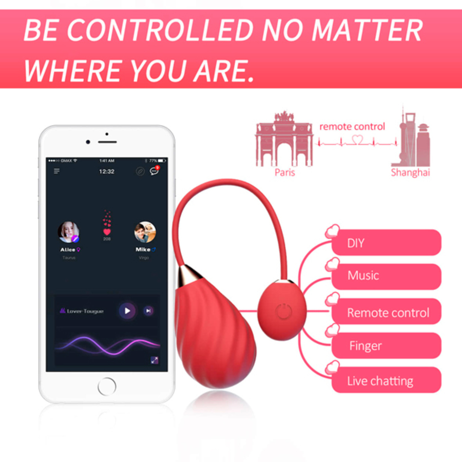 Magic Motion - Magic Sundae App Bestuurbare Love Egg Vrouwen Speeltjes