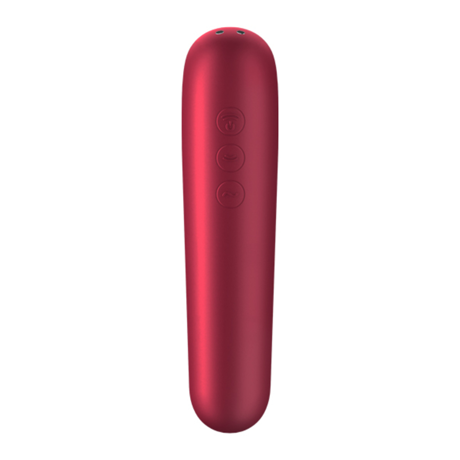 Satisfyer - Dual Love Air Pulse Vibrator App Bestuurbaar Vrouwen Speeltjes