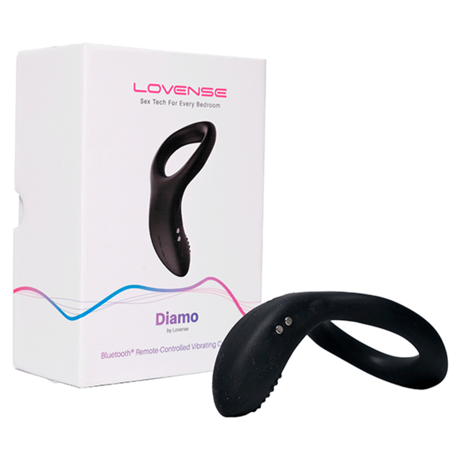 Lovense - Diamo Vibrating App Controllable Cock Ring Male Sextoys