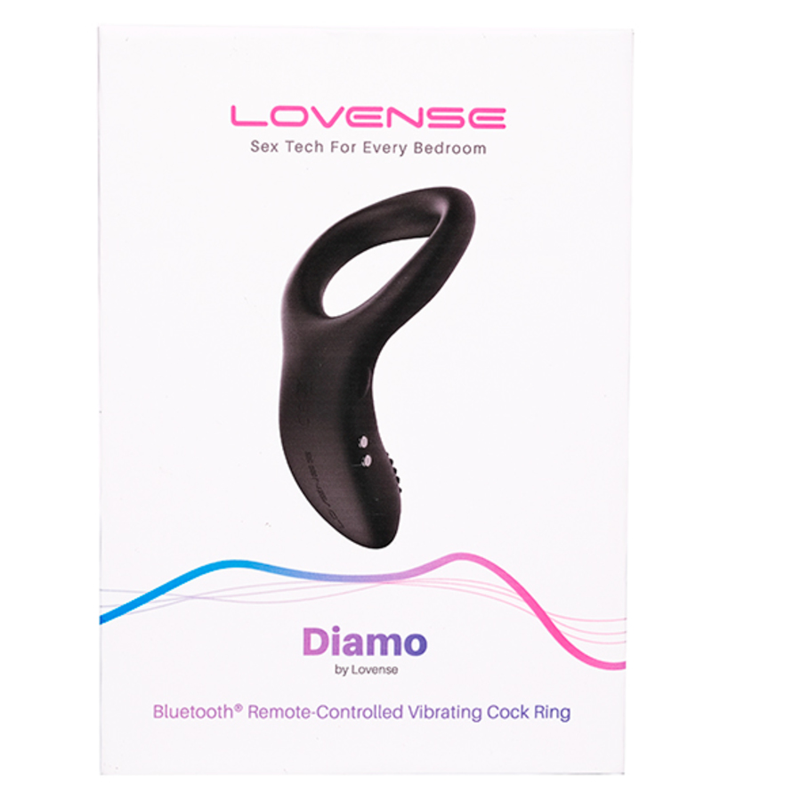 Lovense - Diamo Vibrating App Controllable Cock Ring Male Sextoys