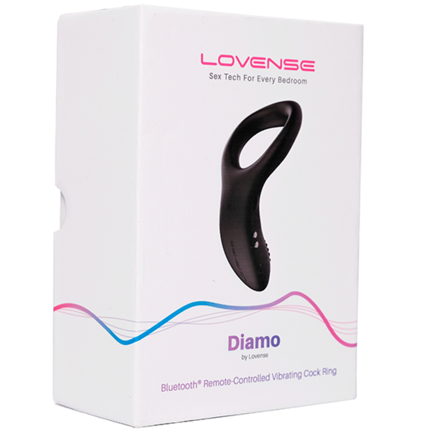 Lovense - Diamo Vibrating App Controllable Cock Ring Male Sextoys