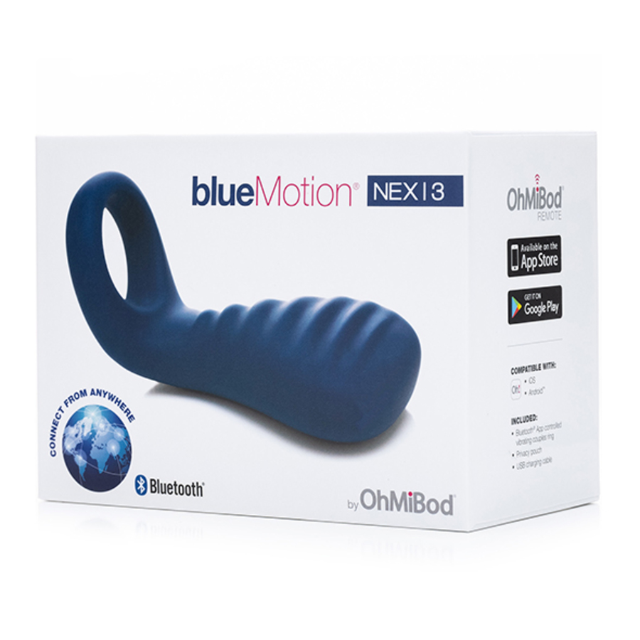 OhMiBod - BlueMotion Nex|3 App Controlled Penis Ring Male Sextoys