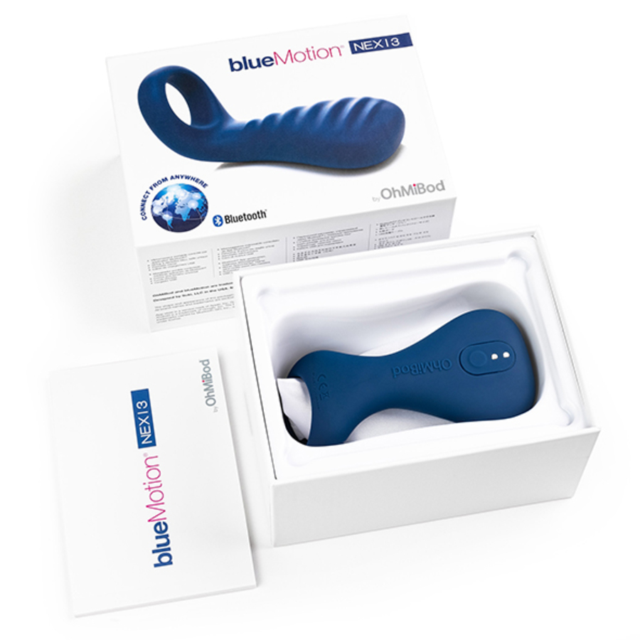 OhMiBod - BlueMotion Nex|3 App Controlled Penis Ring Male Sextoys