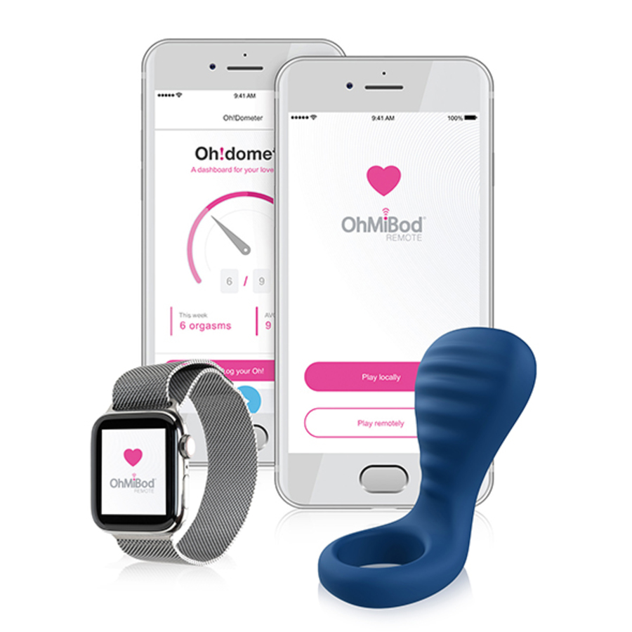 OhMiBod - BlueMotion Nex|3 App Controlled Penis Ring Male Sextoys