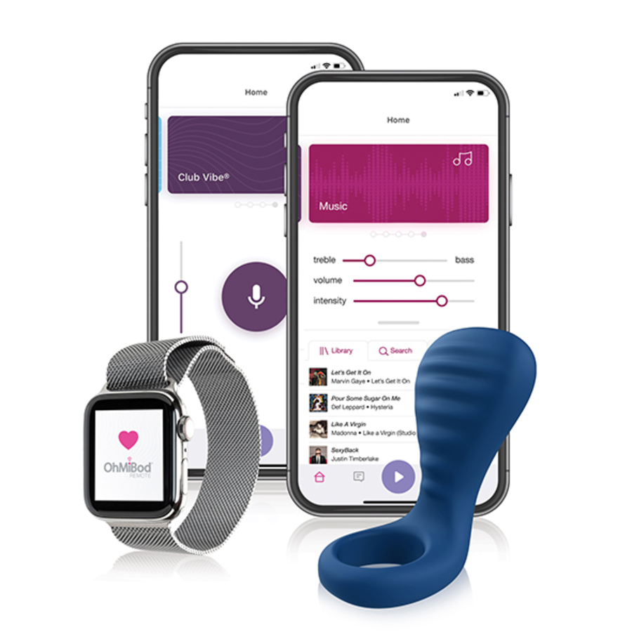 OhMiBod - BlueMotion Nex|3 App Bestuurbare Penis Ring Mannen Speeltjes