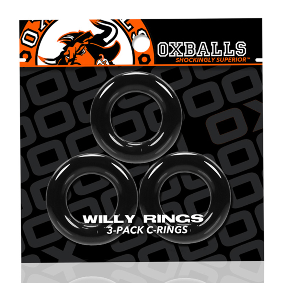 Oxballs - Willy Rings 3-pack Flexibele Cockringen Mannen Speeltjes