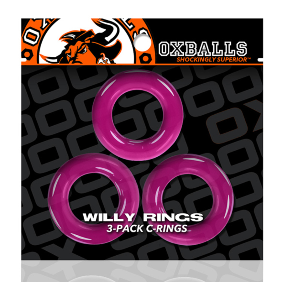 Oxballs - Willy Rings 3-pack Flexibele Cockringen Mannen Speeltjes