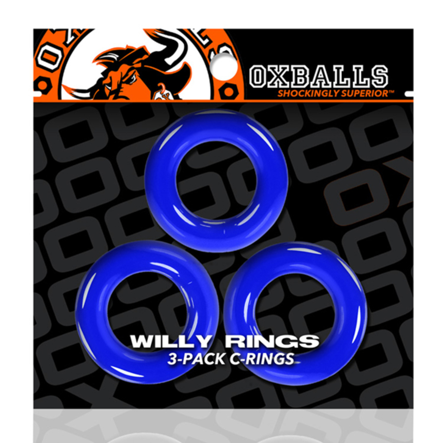 Oxballs - Willy Rings 3-pack Flexibele Cockringen Mannen Speeltjes