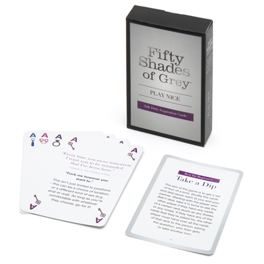 Fifty Shades of Grey - Play Nice Talk Dirty Card Game Accessoires