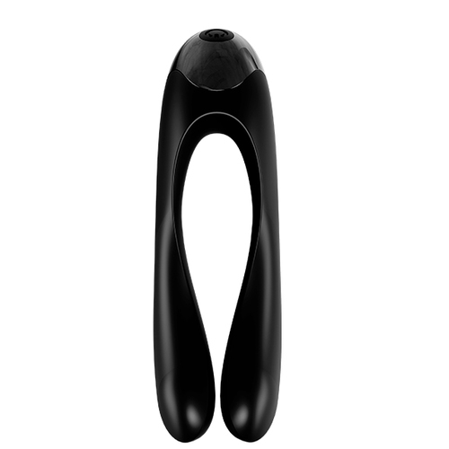 Satisfyer - Candy Cane Vinger Vibrator USB-oplaadbaar Zwart