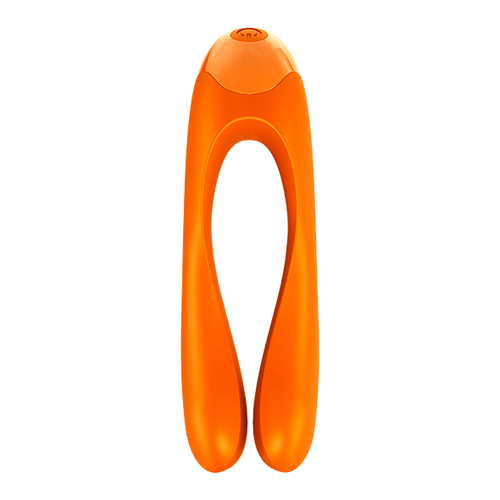 Satisfyer - Candy Cane Vinger Vibrator USB-oplaadbaar Oranje