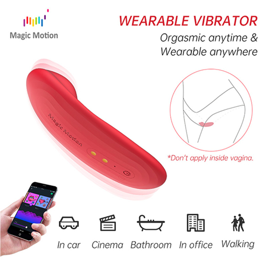 Magic Motion - Nyx Smart Panty App Bestuurbare (wekker)Vibrator Vrouwen Speeltjes