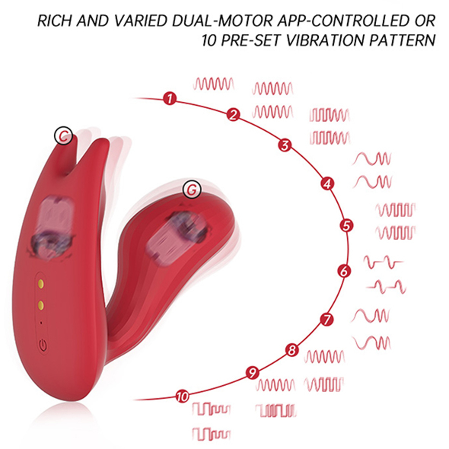 Magic Motion - Umi Smart Panty App Bestuurbare Duale Motor Vibrator Vrouwen Speeltjes