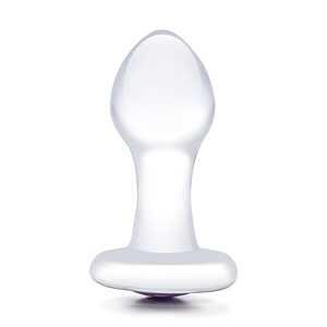 Glas - Bling Bling Glazen Butt Plug  Anale Speeltjes